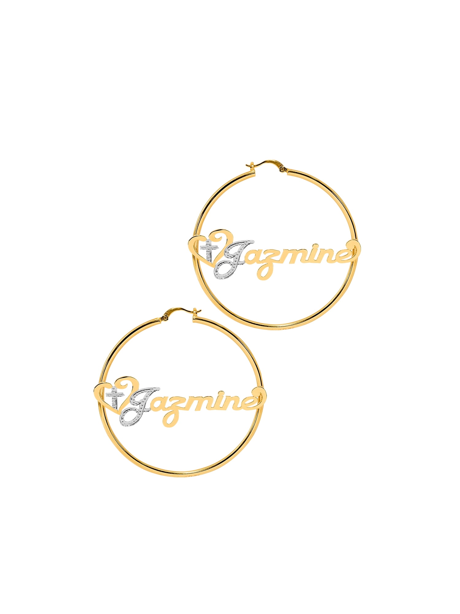 Personalized Hoop Name Earrings
