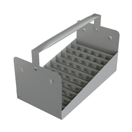 

Jones Stephens N70075 0.75 in. Steel Nipple Caddy Tray with 66 Piece Capacity 12.5 x 7 x 6.5 in.