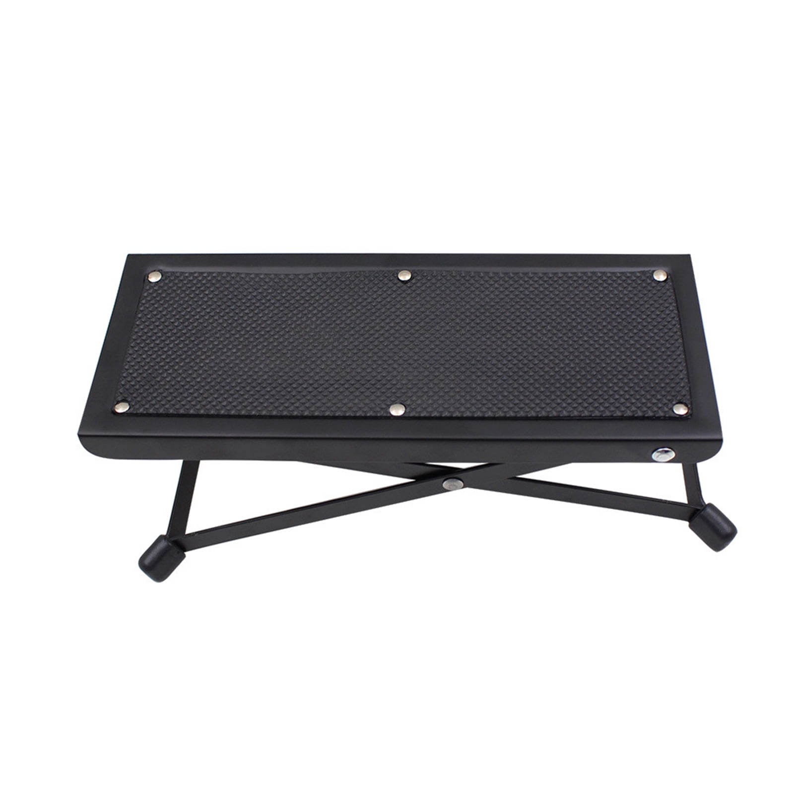 UNTERING Classical Guitar Foot Stool Metal Guitar Footstool Foot Rest 4 Gear Height Adjustable Foot Pedal for Guitar Bass Playing
