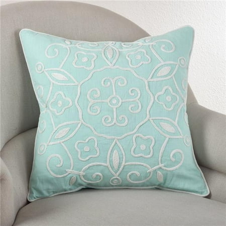 Saro Lifestyle 909 Sm20s 20 In Square Embroidered Suzani Down