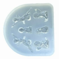 Silicone Craft Mold Beautiful Angel Shape Ornament Moulds Silicone Texture