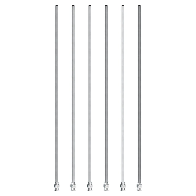 Unique Bargains 6 Pcs 10G 10 Inch Blunt Tip Dispensing Needle with Lure Lock for Refilling Liquid Inks Adhesives