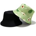 thumbnail image 2 of Fruit Print Bucket Hat Banana Pattern Fisherman Hats Summer Reversible Packable Cap, 2 of 5