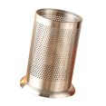 thumbnail image 1 of Utensil Organizer, Compact Size Utensil Holder Drain Holes Multifunctional Stainless Steel  for Cutlery, 1 of 7
