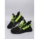 thumbnail image 1 of Men Letter Graphic Breathable Lace-Up Front Running Shoes, Sporty Outdoor Sneakers School Shoes, 1 of 4