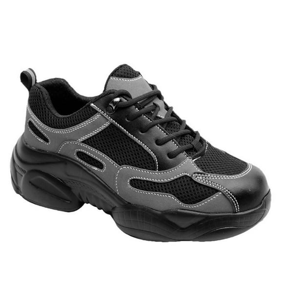Safety Trainers Womens Steel Cap Trainers Work Safety Shoes Lightweight Breathable Industrial Sneakers