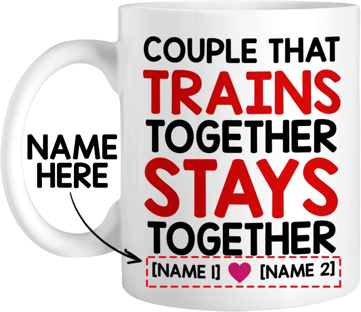 Personalized Couple Unbreakable Mugs - Happy Personalized Gifts