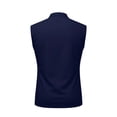 thumbnail image 5 of Ceisia Men's Casual Sleeveless Polo Shirt Solid Color Half Button Collared with Pocket Lightweight Soft Breathable Classic Fashion Vest Top Gifts for Father Multicolor 3X, 5 of 8