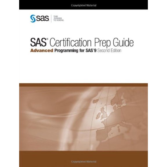 Pre-Owned SAS Certification Prep Guide: Advanced Programming for SAS 9 (Paperback) 1607640449 9781607640448