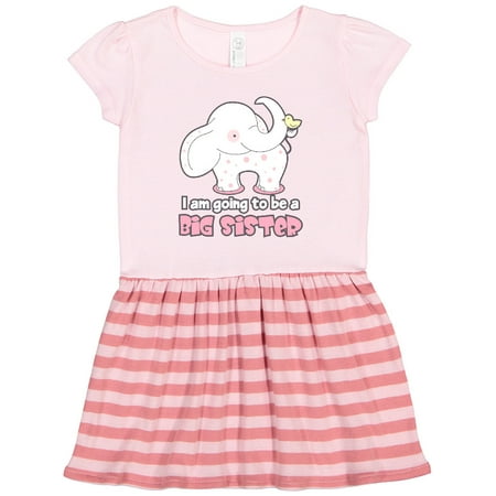 

Inktastic I Am Going to Be a Big Sister Gift Toddler Girl Dress