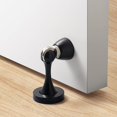 thumbnail image 3 of Juego De 2 Topes De Puerta Magnéticos, Acero Inoxidable, Para Pared O Piso, Con Tornillos, Negro, Kuyhfg Sin marca, 3 of 5