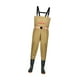 thumbnail image 4 of Pantalones subacuáticos de vadeo de pecho antideslizantes, resistentes a la abrasión, elásticos para pesca y caza. Caqui, 4 of 9