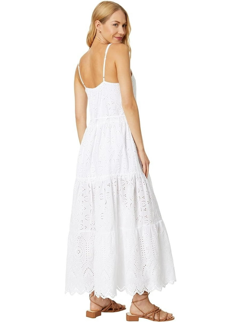 Splendid Womens Wynona Cotton Eyelet Maxi Dress - Walmart.com