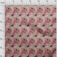 thumbnail image 3 of oneOone Tissu Rose en Polyester Spandex à Motifs Floraux, Tissu pour Robe, Tissu Imprimé au Mètre, 56 Pouces de Large-S6, 3 of 4