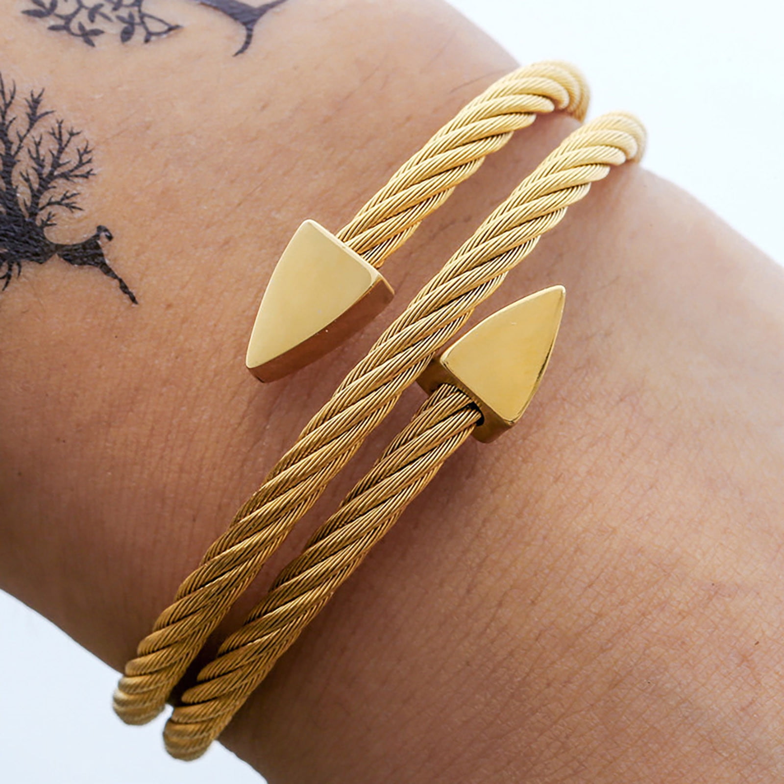 Open Triangle Gold Bracelet. Women Chain Charm. Adjustable Gift for Her,  Mother. Silver Triangle Bracelet. Minimal Jewellery. Geometric - Etsy