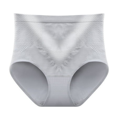 Bigersell Womens Thong Underwear Clearance Crotchless Panties Lingerie G-Strings Panty Style P-380 Nylon Brief Panties Cotton Thong Briefs Mid Waist Women s Bikini Panties Gray L
