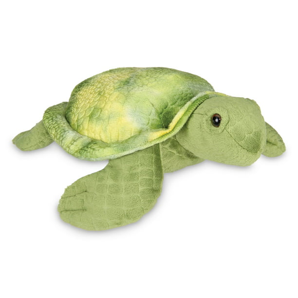 Bearington Shelton Plush Sea Turtle Stuffed Animal, 12 Inches 