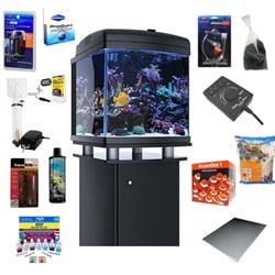 JBJ 28 Gallon Nano Cube WiFi LED Aquarium DELUXE REEF (Best Fish For Nano Reef Tank)