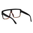 thumbnail image 4 of Old School Hip Hop Nerdy Thick Plastic Flat Top Racer Eyeglasses Black Tortoise, 4 of 4
