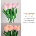 thumbnail image 3 of Rechargeable LED Tulip Nightlight Simulation Flower Bundle Imitation Lamp Bedroom Bedside Dormitory Decorative Atmosphere Lamp Table Lamp, 3 of 5