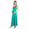 thumbnail image 7 of Maternity Scoop Neck Sleeveless Maxi Dress, 7 of 7