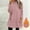 Pink, variant on Fleece Sweatshirts for Women Mock Turtleneck Fall Winter Warm Sweater Plus Size Tunic Pullover Tops with Pockets