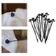 thumbnail image 4 of Herramienta de reparación de botones rápidos de plástico, 10/30/60 piezas, práctico botón de retorno de aguja Negro 30 piezas, 4 of 9