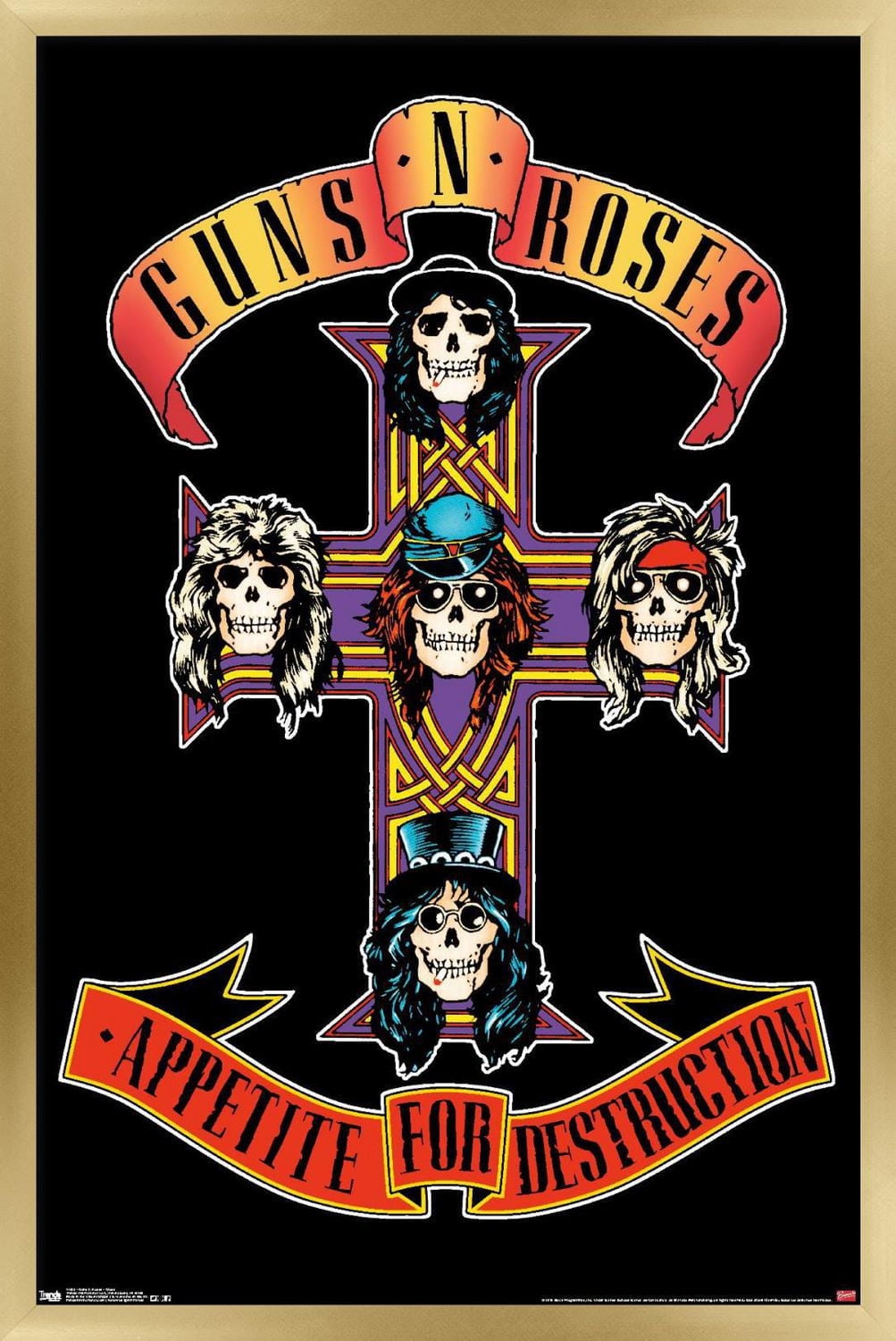 Guns N' Roses - Cross Wall Poster