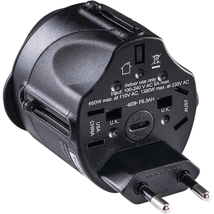 CyberPower TRA1A2 All-in-One Travel Adapter Plug by Cyberpower
