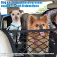 thumbnail image 2 of Mulanimo Car Dog Pet Barrier Guard Seat Safety Protector Elastic Mesh Net Storage Organizer Luggage Bag Sundries Hook Pouch, 2 of 7