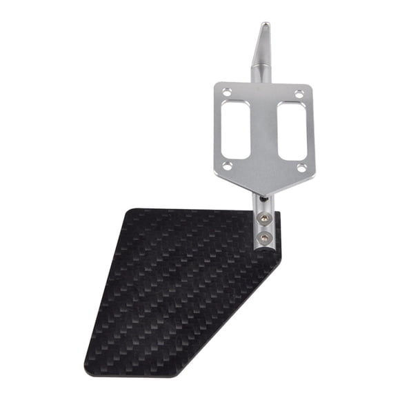 Dirección del timón y la placa de fibra de carbono accesorios de botes RC Piezas de hidromasaje de control remoto fácil para embarcaciones RC