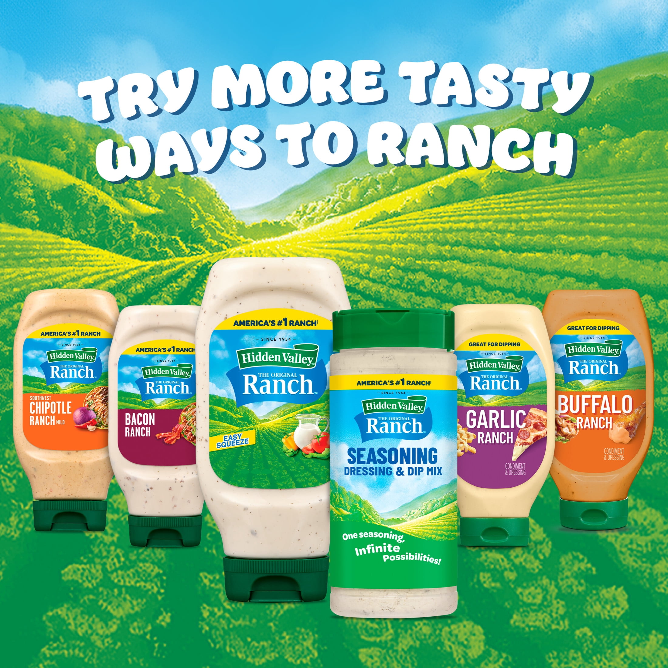 (8 pack) Hidden Valley Original Ranch Seasoning & Salad Dressing Mix, 1 oz Packet