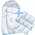 thumbnail image 2 of Toalla de Baño Bebé Pañal Forrado Doble Capa + 6 Unidades Pañal Boca Bebe 100% Algodón Doble Capa Deng Xun unisex, 2 of 2
