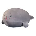 thumbnail image 1 of Muñeca de peluche con león marino gris de 40 cm para niños, 1 of 1