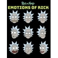 thumbnail image 2 of Junior's Rick And Morty Emotions of Rick Graphic Tee Black Medium, 2 of 3