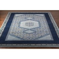 thumbnail image 2 of Hauteloom Breezewood Wool Living Room, Bedroom Area Rug - Traditional - Navy, Blue, Charcoal - 9' x 13', 2 of 9