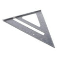 thumbnail image 3 of 7 Pulgadas De Aleación De Aluminio Combinación Cuadrada Triángulo Regla Carpinteros Procesamiento De Carpintería Transportador Inglete Enmarca Sharpla Regla triangular de aleación de aluminio de 7 pulgadas, 3 of 8
