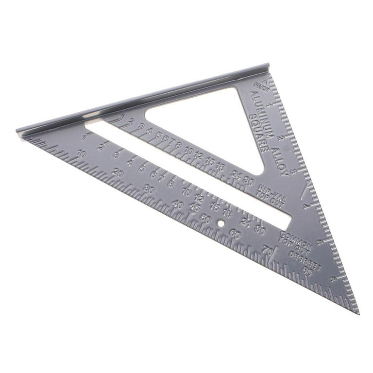 ECYC 15cm Triangular Scales Colorful Straight Rulers Students Stationery  Metal Scale Ruler Aluminum Alloy Ruler Measuring Tools