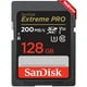 thumbnail image 1 of Tarjeta SD 128GB SanDisk UHD Graba 4K SDSDXXD-128G-GN4IN, 1 of 2