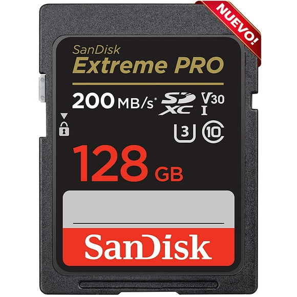 Tarjeta SD 128GB SanDisk UHD Graba 4K SDSDXXD-128G-GN4IN