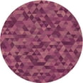 thumbnail image 1 of Ahgly Company Machine Washable Indoor Round Transitional Burnt Pink Area Rugs, 8' Round, 1 of 7