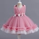 thumbnail image 2 of Vestido infantil, vestido de pastel de hilo hinchado, vestido de princesa, vestido de niña para el primer cumpleaños de niña de las flores, 2 of 6