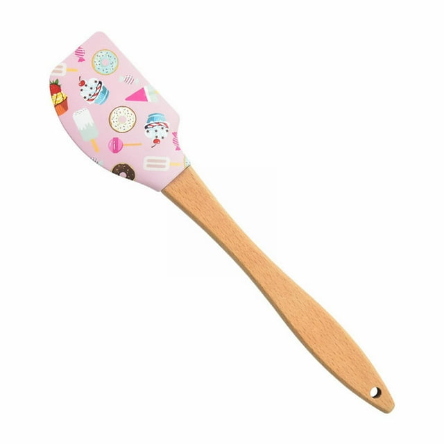 Less Than 5 Bakeware Silicone Spatula Silicone Scraper Silicone Butter Spatula Small Spatula Party Tableware CakeScraper Xmas Spreader Long Spatula