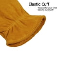 thumbnail image 6 of HOMEIORA 1 Pair Work Gloves Winter Insulated Snow Cold Proof Leather Glove Thick Thermal Imitation Lambswool - Extra Grip Flexible Warm for Working in Cold Weather - Large, Gold, 6 of 8