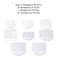 thumbnail image 4 of Monstrate Bolsa de lavandería de 4 piezas, ropa protectora con malla transpirable, cierre de cordón, bolsas de de malla, malla gruesa 50 × Type3 NO3, 4 of 6