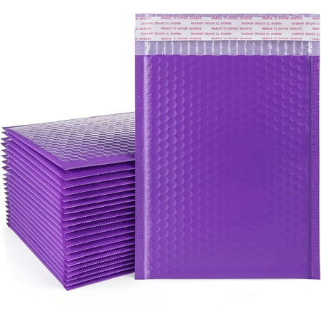 30pcs A5 Enveloppes à Bulles de Protection,16 x 23cm Imperméable Sacs D'expédition  Plastique Enveloppe Matelassée Autocollante,Enveloppe D'expédition Bubble  pour Emballage et Stockage -Violet