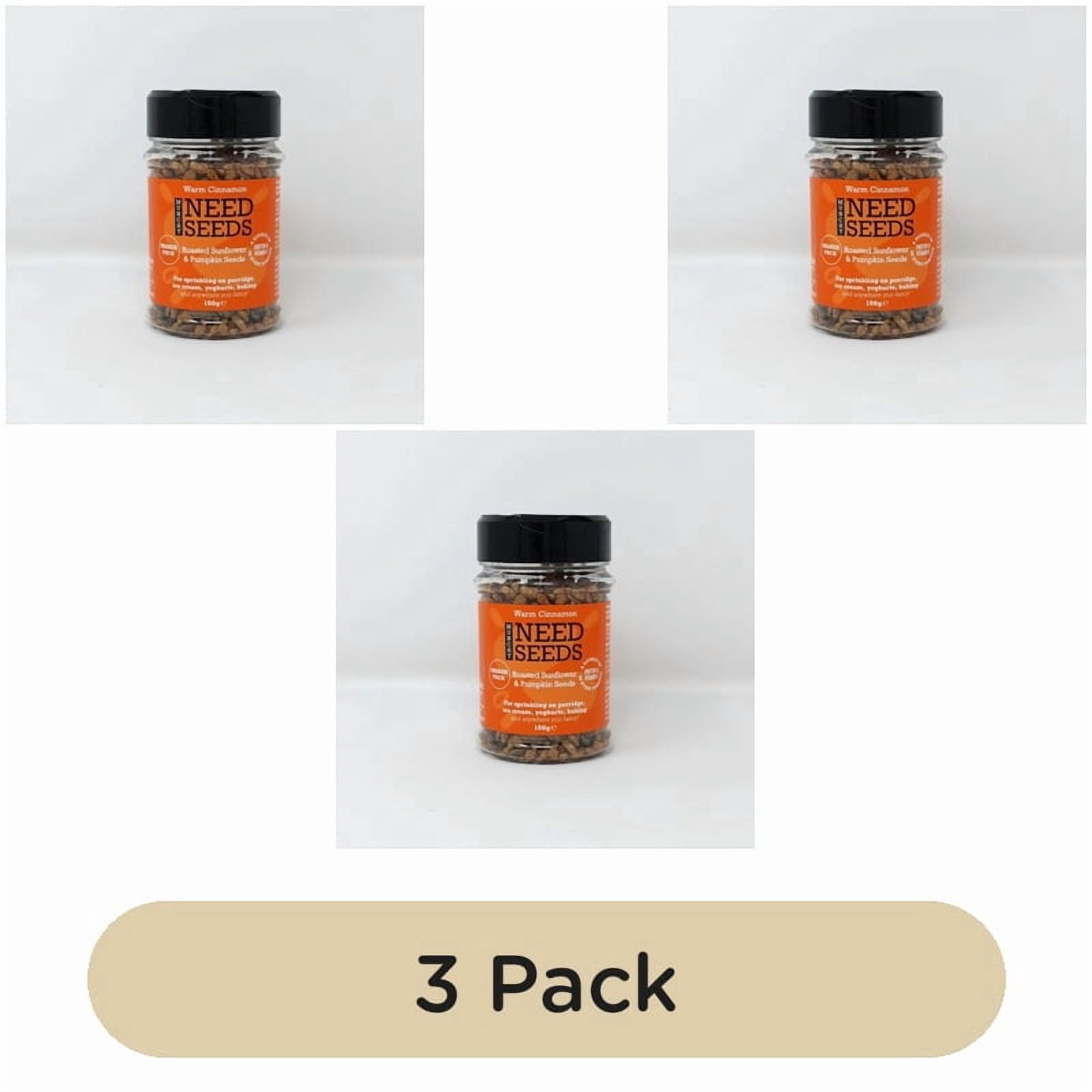 Munchy Seeds Cinnamon Shaker 150g, British Import (Pack of 3)