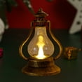 thumbnail image 6 of Festive Electronic Candle Light - Christmas Small Oil Lamp Ambient Light, Mini Candle Night Light, Fits Bedroom, Safe Without Open Flame, Durable & Enhances Holiday Mood, 3.5*5.1in, Bronze, 6 of 6