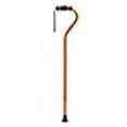 thumbnail image 3 of Standard Offset Walking Cane Adjustable Aluminum Orange, 3 of 4