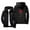 #0020-Black, variant on Favoffer Fall Unisex Kids Rose-Embroidered Waterproof Windproof Hooded Jacket - Camping,Hiking,Travel,Play 3-12Y